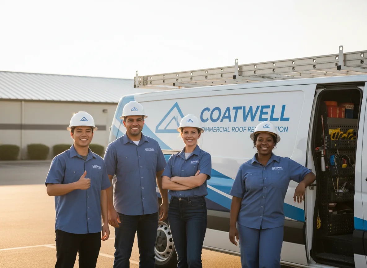 Commercial roof coating company in De Kalb, TX